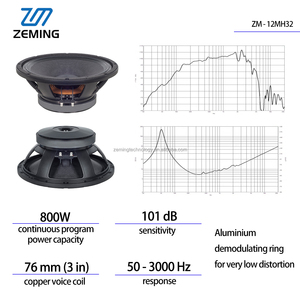 Altoparlante Professionale FE MID-BASS da 12 <span class=keywords><strong>Pollici</strong></span>, Driver LF da 800W per Subwoofer Audio Professionale - Product Image 2