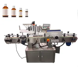 Etiquetadora automática de alta precisión Etiquetadora automática de botellas de plástico redondas de la máquina de etiquetado de alta precisión