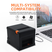 Imprimante thermique directe sans fil GTCODESTAR 80 mm, imprimante portable USB pour étiquettes d'expédition, GT-P803