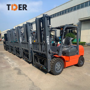 Tder מונית סגור empilhadeira 3 טון 3t 3ton מלגזה עם שיליף צד - Product Image 2