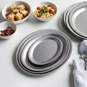 Retro Style Exquisite French Dinner <strong>Plates</strong> Elegant Charger <strong>Plates</strong> Factory Direct Sales Great Prices Assiettes Pour Restaurant - Product Image 1