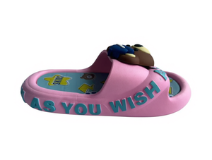 Ciabatte con Punta Aperta, Suola Antiscivolo in EVA e Fodera in PVC, Design Stampato Carino per Estate, Inverno e Primavera - Product Image 1