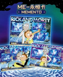 Kaayoou Carte <span class=keywords><strong>Rick</strong></span> e <span class=keywords><strong>Morty</strong></span> Infinite Universe Star Glow Pack Serie 1 Carte Collezionabili Ufficiali in Carta Età 10+ - Product Image 1