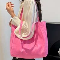 Sac fourre-tout en toile personnalisé, durable, de style simple, grande capacité, recyclable, multifonctionnel, DLBZ, pour les étudiants du campus, usage quotidien