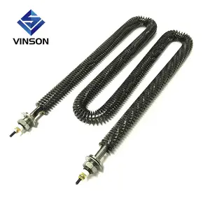 Electric Finned air Tubular Heater, Electric Heating Elements for Heat Shrink Tunnel/Oven dryer