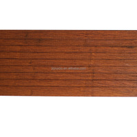 Planche de terrasse en bambou composite haute densité pour parcs de terrains de jeux extérieurs Revêtement de sol extérieur imperméable Colle de finition au charbon de bois