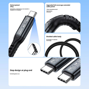 Câble USB 5 Câble <span class=keywords><strong>USB5</strong></span> Compatible avec USB4 USB 3 USB-C 240W 16K/60Hz, Adaptateur <span class=keywords><strong>USB5</strong></span> 80Gbps-Support d'alimentation 8K/60Hz & 240W - Product Image 3