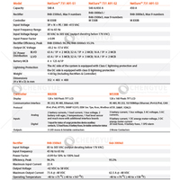 Module d'alimentation télécom Vertiv NetSure7100 A61 S2 DC haute efficacité et fiable avec protection contre la foudre 10 kA