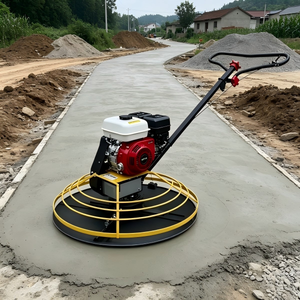 Talocheuse à béton manuelle à moteur pour le nivellement du béton, diamètre de travail 100 cm, talocheuse à béton à moteur essence - Product Image 6