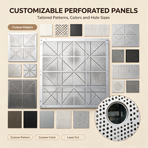 Panel de Fachada Perforado de Aluminio, Malla Metálica Expandida, Revestimiento Decorativo para Muros Cortina de Edificios Exteriores - Product Image 5