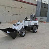 Mini-chargeuse frontale électrique à petites roues, haute efficacité, prix usine