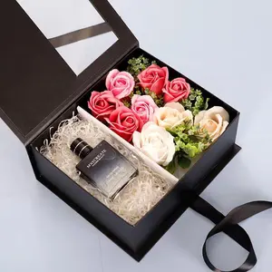 Toptan özel deri parfüm kutusu akrilik parfüm kutusu parfüm şişesi ambalaj kutusu