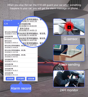 4K+1080P GPS Araç Kamerası Uygulaması, Gece Görüşlü Video Kayıt ve Online Platform ve Uygulama ile TF Kart Takibi