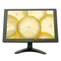 Moniteur LED VGA 10 pouces, résolution 1280*800, moniteurs d'ordinateur LCD 10,1 pouces