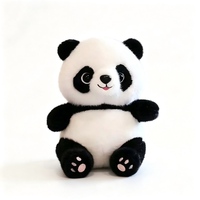 Peluche Panda Personnalisée en Gros, Jouet Doux en Coton PP, Coussin Animal en Peluche 24cm, Anti-Stress et Compagnon, Usine OEM/ODM