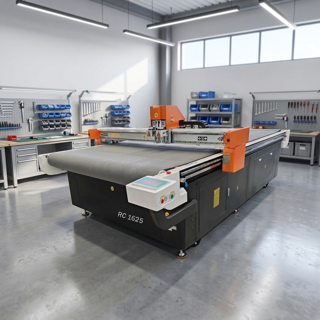 Rongchi Automatic CNC Vibrating Knife Cutting Table for Garment Pattern Swatch Sample Making
