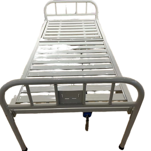 Горячая распродажа, Современная дешевая ручная кровать для ухода за пациентом, однофункциональная Больничная стальная кровать, железная медицинская кровать - Product Image 3