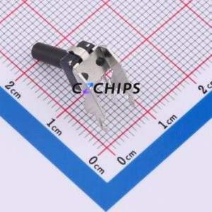 TC-6615C-14.0-260 Tactile Switch Through hole,6x6mm Switch Single Pole Single Throw Round Button 2.6N Right Angle Insert - Product Image 2