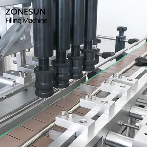ZONESUN ZS-YTZL4A वैक्यूम 4 सिर आवश्यक तेल इत्र तरल स्प्रे की बोतल भरने की मशीन बियर स्वत: