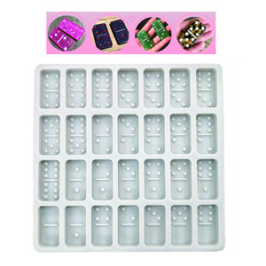 Stampo in Silicone lucido in resina epossidica fai-da-te personalizzato stampo in Silicone Jumbo Domino stampo professionale Domino <span class=keywords><strong>per</strong></span> artigianato in resina domino - Product Image 1