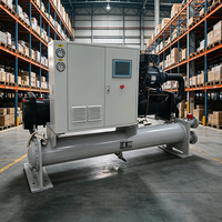 Refroidisseur à vis à eau refroidie par eau TC-90W à TC-800W à démarrage étoile-triangle, refroidisseur d'eau industriel pour le refroidissement commercial