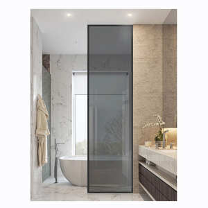 Porte de poche en verre dépoli, intérieur de la maison, Garage, porte étanche de salle de bain bon marché avec verre dépoli - Product Image 3
