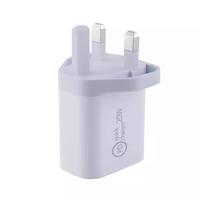 US EU UK AU 20W USB C PD adaptateur rapide chargeur charge type-c adaptateur mural pour iPhone prise de charge