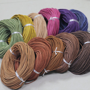 Diy Leather Cord 3.0Mm Round Cowhide Yak Texture Eco Friendly <b>Bracelet</b> Necklace Weaving Material Jinhua Origin S0990 - Product Image 1