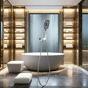 Sistema <span class=keywords><strong>de</strong></span> ducha <span class=keywords><strong>de</strong></span> <span class=keywords><strong>cascada</strong></span> <span class=keywords><strong>de</strong></span> lluvia <span class=keywords><strong>de</strong></span> un solo Mango, boquilla <span class=keywords><strong>de</strong></span> <span class=keywords><strong>baño</strong></span> <span class=keywords><strong>de</strong></span> latón, cabezal <span class=keywords><strong>de</strong></span> ducha, masaje, grifo incorporado cromado, diseño oculto - Product Image 3