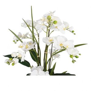 Oh Arts Factory Price Sale Home Decorative Artificial Real Touch Orchids in Ceramic Pot <b>Ornamental</b> Potted Flowers - Product Image 2