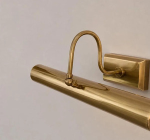Luxury Vintage Solid Brass Picture <b>Light</b> Raw Brass <b>Wall</b> Lamp Mid Century Modern Gallery Artwork Display Lighting Fixture - Product Image 6