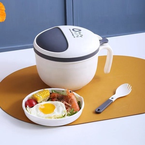 Icen S06 Ensemble de boîtes à lunch en silicone de haute qualité Bocal pour enfants au micro-ondes Carton isolant emballé avec couvercle en plastique - Product Image 3