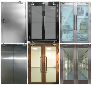 <span class=keywords><strong>Porte</strong></span> coupe-feu en acier et verre de 10 mm avec cadre en acier de 1,0 mm, insonorisée, certifiée CE, pour hôtel, appartement, bureau, bâtiment - Product Image 4