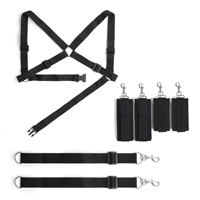 Ensemble de bondage BDSM en cuir avec ceinture à entrejambe ouvert et masque pour les yeux, pour femmes et hommes - Vente en gros de produits érotiques et sexy