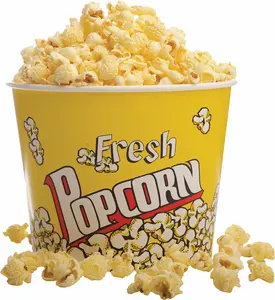 中国工厂批发影院一次性容器定制印刷纸炸鸡杯 Popcorn 花桶