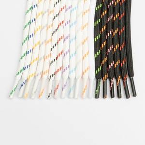 <span class=keywords><strong>Cordones</strong></span> de poliéster trenzados personalizados de 5 mm para zapatillas deportivas, <span class=keywords><strong>cordones</strong></span> de repuesto para senderismo, venta al por mayor por par - Product Image 2