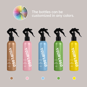 Bouteille pulvérisateur en plastique <span class=keywords><strong>rose</strong></span> personnalisée avec étiquette privée PE 120ml 150ml 240ml 300ml 360ml pour gel capillaire - Product Image 2