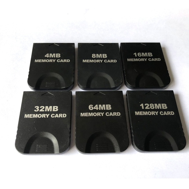 4MB 8MB 16MB 32MB 64MB 128MB Memory Card for NGC for Gamecube Storage Card Black for Wii Card
