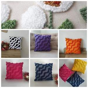 Housse de coussin carrée de bohème Ins nordique moderne Tassel tufté motif <span class=keywords><strong>marocain</strong></span> brodé coussins <span class=keywords><strong>pour</strong></span> la maison ou l'hôtel - Product Image 6