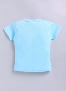 T-shirt en coton imprimé pour garçons, motif montagnes, décontracté, à manches courtes, pour l'été, doux, respirant et confortable - Product Image 2