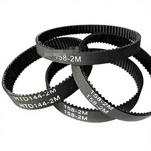 Aanpasbare HTD-2M Zwarte Rubberen Tandriem Hoge Temperatuurbestendigheid Getande Transmissie voor Drukkerijen OEM Ondersteuning - Product Image 5