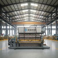 Plateau d'oeufs HC-8x8 de 10000 Pcs/h faisant la machine avec ligne de production de plateau d'oeufs d'automatisation complète de séchoir à four en métal