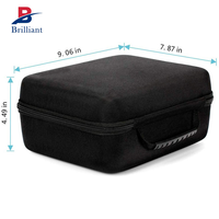 Mallette de rangement pour lunettes VR brillantes pour Oculus Quest 2 Machine tout-en-un lunettes VR boîte d'emballage dure EVA portable