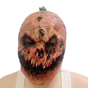 Máscara de Látex de Calabaza Demoníaca para Halloween, Terrorífica, para Disfraces, Decoración para Fiestas de Adultos - Product Image 6