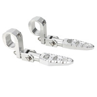 Berlaku untuk Aksesoris Modifikasi Motor Monkey CT125 Pedal Pijakan Kaki Belakang Bahan Aluminium Alloy Model Generasi Kedua