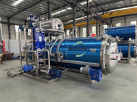 Nouvel autoclave horizontal à haute température, stérilisateur à rétortage