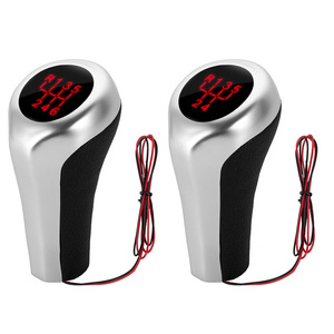 Led <b>Shift</b> <b>Knob</b> For Bmw 1356 X1 X3 X5 5 6 Speed Manual Transmission Aluminum Alloy Ergonomic Silver With M - Product Image 4