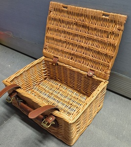 Cesto da Picnic Vuoto in <span class=keywords><strong>Vimini</strong></span> JY, Contenitore in Rattan <span class=keywords><strong>di</strong></span> Salice, Scatola Portaoggetti in <span class=keywords><strong>Vimini</strong></span>, Cesto Regalo <span class=keywords><strong>con</strong></span> <span class=keywords><strong>Coperchio</strong></span> - Product Image 3