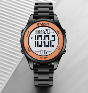 Skmei-Reloj de pulsera deportivo Digital para hombre, cronógrafo dorado de lujo, impermeable, 30 metros, precio al por mayor, 1849 - Product Image 5