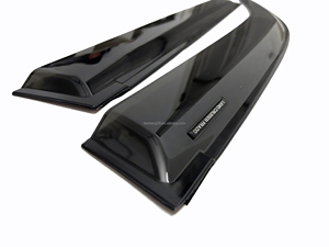 Deflector de coche visera de ventana para TOYOTA Altitude Prado FJ150 LC150 <span class=keywords><strong>2009</strong></span> + visera solar accesorios de coche protector de lluvia protector de viento - Product Image 6
